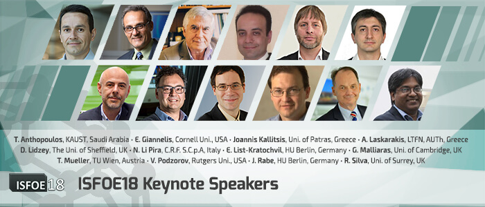 ISFOE18 Keynote Speakers