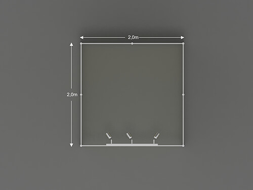 2 X 2 floor plan