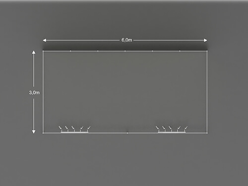 6 X 3 floor plan