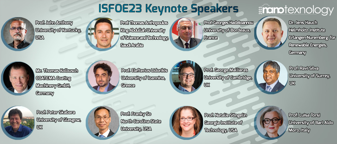 ISFOE23 Keynote Speakers