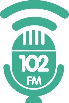 102fm radio station logo