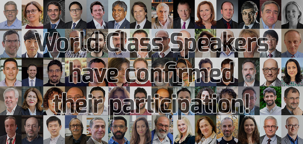 World Class Speakers have confirmed their participation!