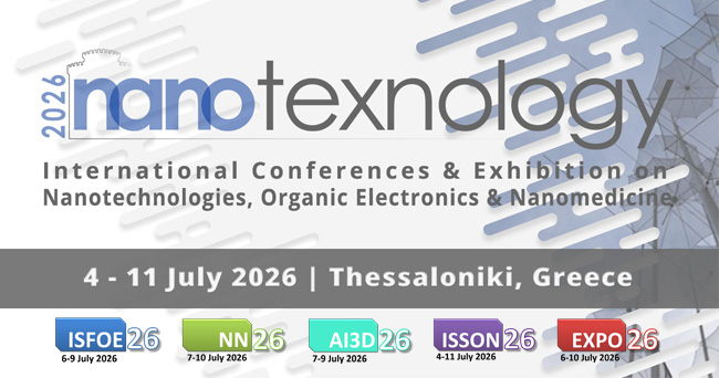 NANOTEXNOLOGY 2026: 4-11 July 2026, Thessaloniki, Greece